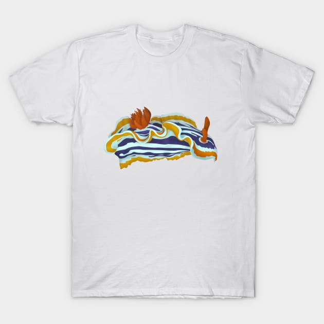 Chromodoris qaudricolor T-Shirt by jurjenbertens